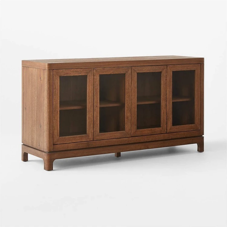 sideboard cabinet with glass doors